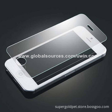 Tempered Glass Screen Protector for iPhone 5/5S, Dust-proof, Shock-proof